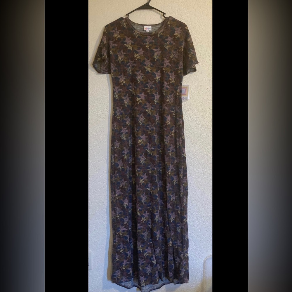 Lularoe Maria Short Sleeve Maxi Dress size XS